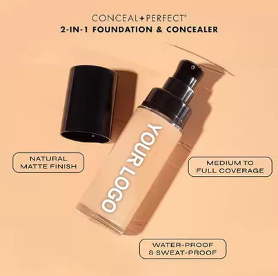 High Quality Long Lasting Matte Waterproof Makeup Foundation Liquid Full Coverage Fair Skin Tones Beauty Name Loose Powder Type
