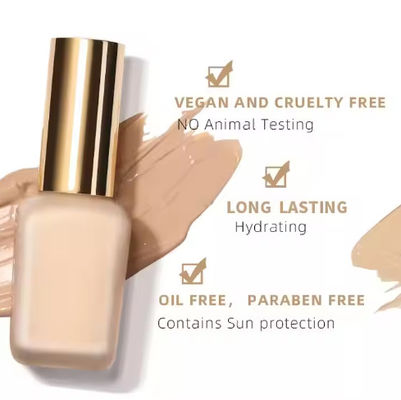 Private Label New Black Girl Mineral Luxury Super Stay 24hrs Long Lasting Water Proof Matte Liquid Foundation With SP