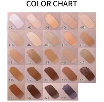 Full Coverage Foundation Private Label Waterproof Matte Liquid Concealer Foundation for Black Skin