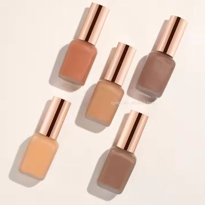 Private Brand Makeup Oil Free Vegan Moisturizing Matte Foundation Full Coverage Waterproof Foundation Wholesale