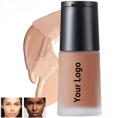 Wholesale Private Label Vegan Long Lasting Sweatproof Waterproof Makeup Face Liquid Foundation for Black Women
