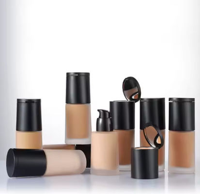 Wholesale Private Label Vegan Long Lasting Sweatproof Waterproof Makeup Face Liquid Foundation for Black Women