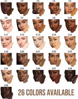 Private Label Face Makeup Foundation High Quality DIY Full Coverage Weightless Waterproof Liquid Foundation