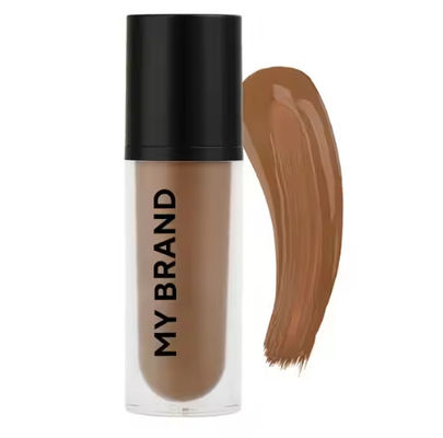 High Quality Sample 40 Colors No logo Natural Skin Flawless Liquid Foundation Full Coverage Waterproof Makeup