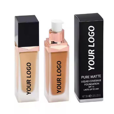Free Sample Vegan Full Coverage Foundation Private Label Makeup Matte Foundation for Makeup