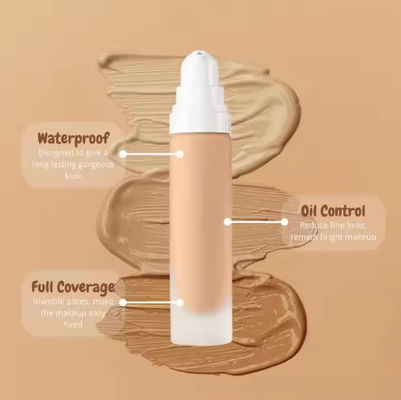 High Quality Foundation Liquid Full Cover Long Lasting NO LOGO Private Label Matte Waterproof Makeup Foundatio