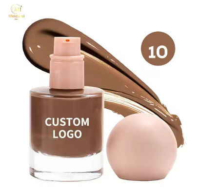 Customizable Lightweight Long-Lasting Foundation Makeup Full Coverage Natural Waterproof Oil Control Chemical Custom Logo Cream