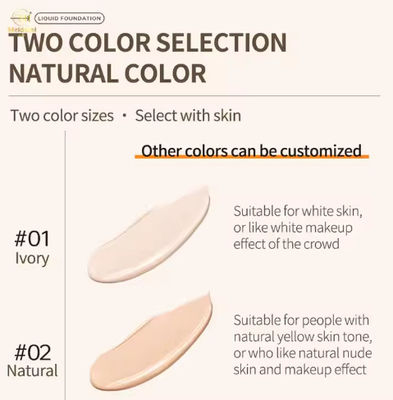 OEM ODM Waterproof Makeup Foundation and Concealer Full Coverage Organic Original Tinted Moisturizer Water Dark Skin Foundation