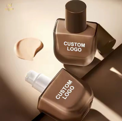 OEM ODM Waterproof Makeup Foundation and Concealer Full Coverage Organic Original Tinted Moisturizer Water Dark Skin Foundation