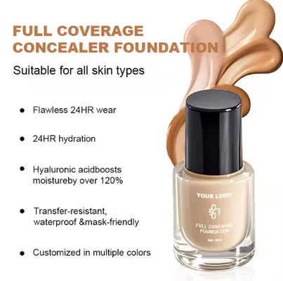 Factory Oil-Control Concealer Sunscreen Foundation Makeup Waterproof and Matte