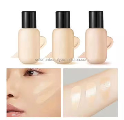 Custom Logo Makeup Velvet Matter Finish Liquid Foundation Private Label Facial Liquid Make Up Full Coverage Foundation