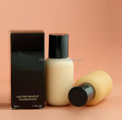 Custom Logo Makeup Velvet Matter Finish Liquid Foundation Private Label Facial Liquid Make Up Full Coverage Foundation