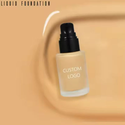 OEM Long Lasting Vegan Liquid Foundation Waterproof Face Matte SPF30 Makeup Concealer Foundation