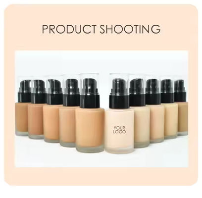 OEM Long Lasting Vegan Liquid Foundation Waterproof Face Matte SPF30 Makeup Concealer Foundation