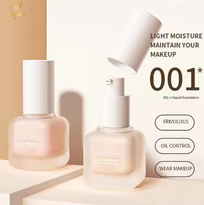 Private Label Vegan Cruelty Free Full Coverage Waterproof Matte Liquid Makeup Foundation Cream With HALAL