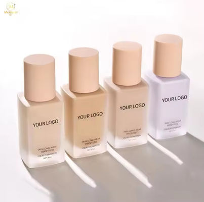 Custom Full Coverage Foundation Makeup Waterproof and Matte Vegan Skin Tint Waterproof Natural Private Label Liquid Foundation