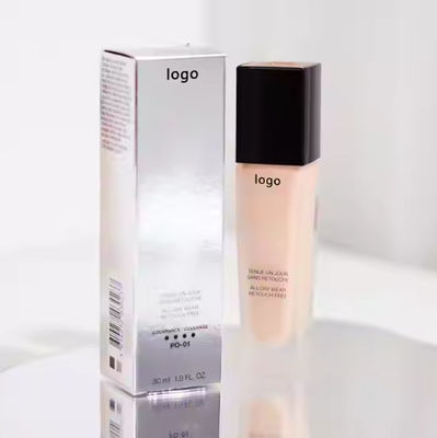 OEM/ODM Cosmetic High Quality Foundation Liquid Full Cover Long Lasting Matte Waterproof Makeup Foundation
