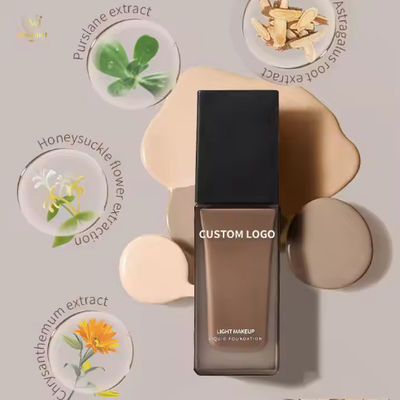 Customizable Full Coverage Makeup Foundation High Quality Lightweight Vegan Waterproof SPF Liquid Long Lasting Concealer Make
