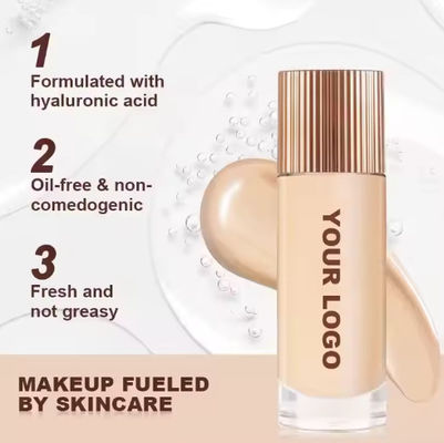 Private Label Makeup Matte Foundation Full Coverage Liquid Foundation Makeup Wholesales Female Body Waterproof Liquid Foundation