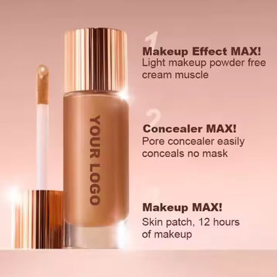 Private Label Makeup Matte Foundation Full Coverage Liquid Foundation Makeup Wholesales Female Body Waterproof Liquid Foundation