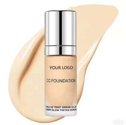Hot Private Label Brightening CC Foundation Makeup Foundation Whitening Waterproof Face Liquid Foundation