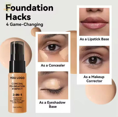Wholesale High Quality Whitening Cream Private Label Makeup Liquid Foundation Full Coverage Waterproof For Wome