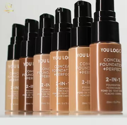 Wholesale High Quality Whitening Cream Private Label Makeup Liquid Foundation Full Coverage Waterproof For Wome