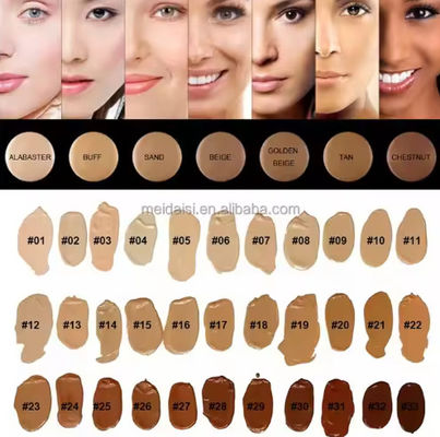 Cruelty-Free Vegan Full Coverage Waterproof BB & CC Cream Compact Foundation Cream SPF50+ Oil-contorl Cushion Foundation