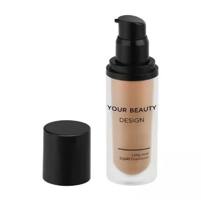 Natural Mineral Face Cream Foundation Custom Your Logo Full Coverage Face Makeup Matte Finish Liquid Creamy Concealer Foundation