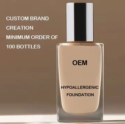 Private Label Long Lasting Waterproof Face Makeup Herbal Color Changing Foundation Primer