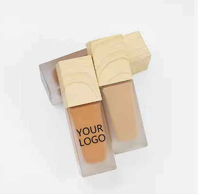 30 Colors Natural Full Coverage Matte Face Makeup Liquid Foundation Waterproof Private Label OEM for All Skin Foundation