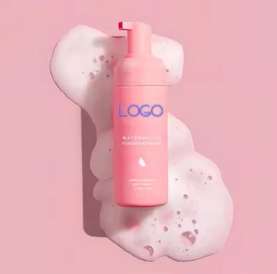 Private Label Organic Natural Anti Acid Cleansing Korean Watermelon Glycerin Face Wash Facial Foam Cleanser