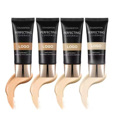 OEM/ODM Foundation Full Coverage Waterproof Makeup Black Women Long Lasting Vegan Private Label Liquid Foundation