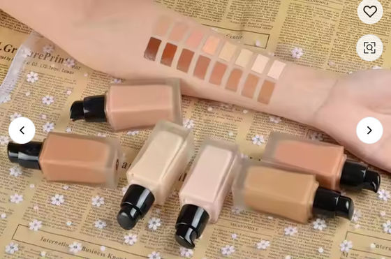 OEM/ODM Liquid Foundation Cream Makeup Vegan Matte High Coverage Foundation Cosmetics 