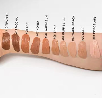 OEM/ODM Foundation Full Coverage Waterproof Foundation for All Skin Types Custom Foundation Makeup