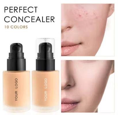 OEM/ODM Foundation Full Coverage Waterproof Foundation for All Skin Types Custom Foundation Makeup
