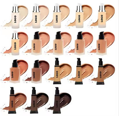 OEM / ODM Makeup Foundation DIY Brand Foundation Oil Control Waterproof Moisturizing BB Cream Concealer Long Lasting Matte Liquid Foundation
