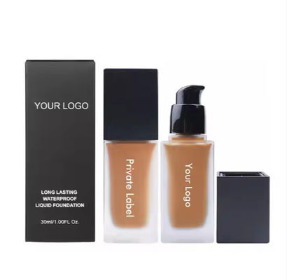 OEM / ODM Makeup Foundation Matte Natural Waterproof Matt Liquid Makeup Private Label Foundation for Women