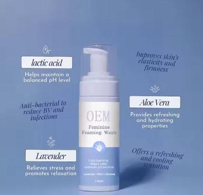 OEM / ODM Customized Facial Skincare Facial Cleanser Plant Extracts Moisturizing Oil Controlling Pore Shrinking Cleansing Mousse