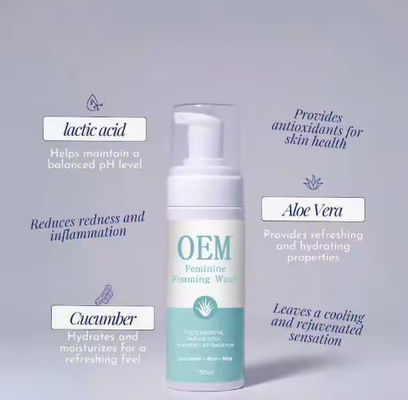 OEM / ODM Customized Facial Skincare Facial Cleanser Plant Extracts Moisturizing Oil Controlling Pore Shrinking Cleansing Mousse