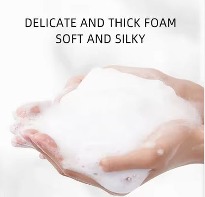 OEM / ODM Foaming Face Wash Private Label Turmeric Vitamin C Aloe Vera Amino Acid Facial Cleanser with Brush Whitening Face Cleanser