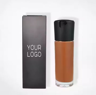 OEM / ODM Private Label Makeup Oil Free Vegan Moisture Matte Foundation Full Coverage Waterproof Liquid Foundation Wholesales