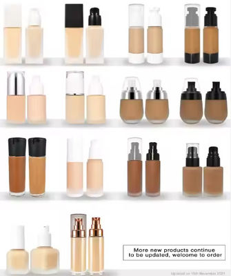 OEM / ODM Private Label Makeup Oil Free Vegan Moisture Matte Foundation Full Coverage Waterproof Liquid Foundation Wholesales