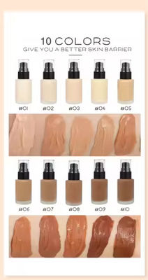 OEM / ODM Vegan Long Lasting Waterproof Face SPF30 Matte Liquid Makeup Concealer Foundation