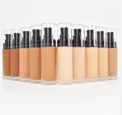OEM / ODM Best Foundation Waterproof Face Makeup Foundation Base Primer No logo Foundation Private Label for Dark Skin Vegan