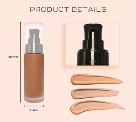 OEM / ODM Best Foundation Waterproof Face Makeup Foundation Base Primer No logo Foundation Private Label for Dark Skin Vegan