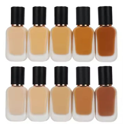 OEM / ODM Face Makeup Full Coverage Waterproof Long Lasting Liquid Foundation Custom logo Cream for Oil Skin Concealer Cosmetics