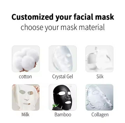 OEM / ODM Hydrating Sheet Facial Mask Sheet Moisturizing Aloe Vera Fruit Face Mask for All Skin Types Cruelty-Free