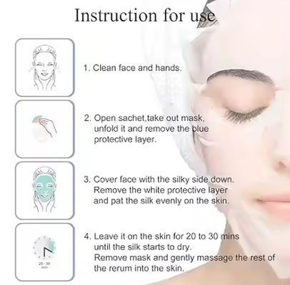 OEM / ODM Customized labels Skin Care Anti Aging Face Facial Mask Natural Plant Fruit Vc Oem Whitening Sheet Hydrating Face Mask