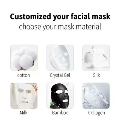 OEM / ODM Hydrating Sheet Facial Mask Sheet Moisturizing Aloe Vera Fruit Face Mask for All Skin Types Cruelty-Free